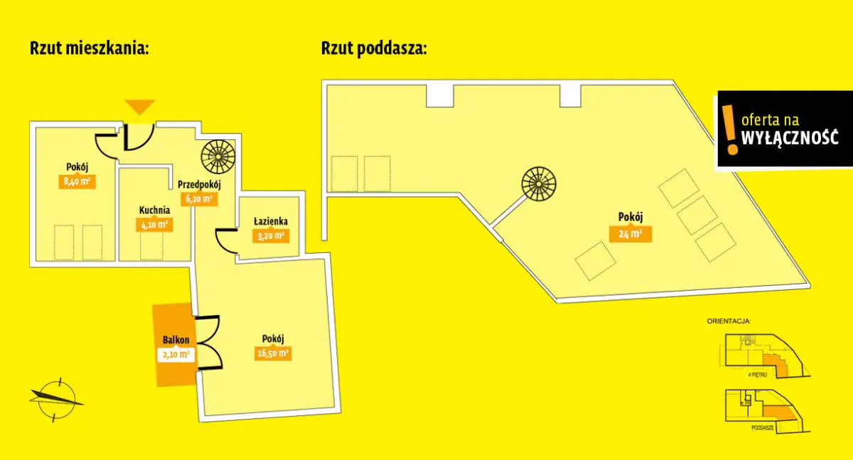 Śródmieście 62,4m2, 3 pokoje