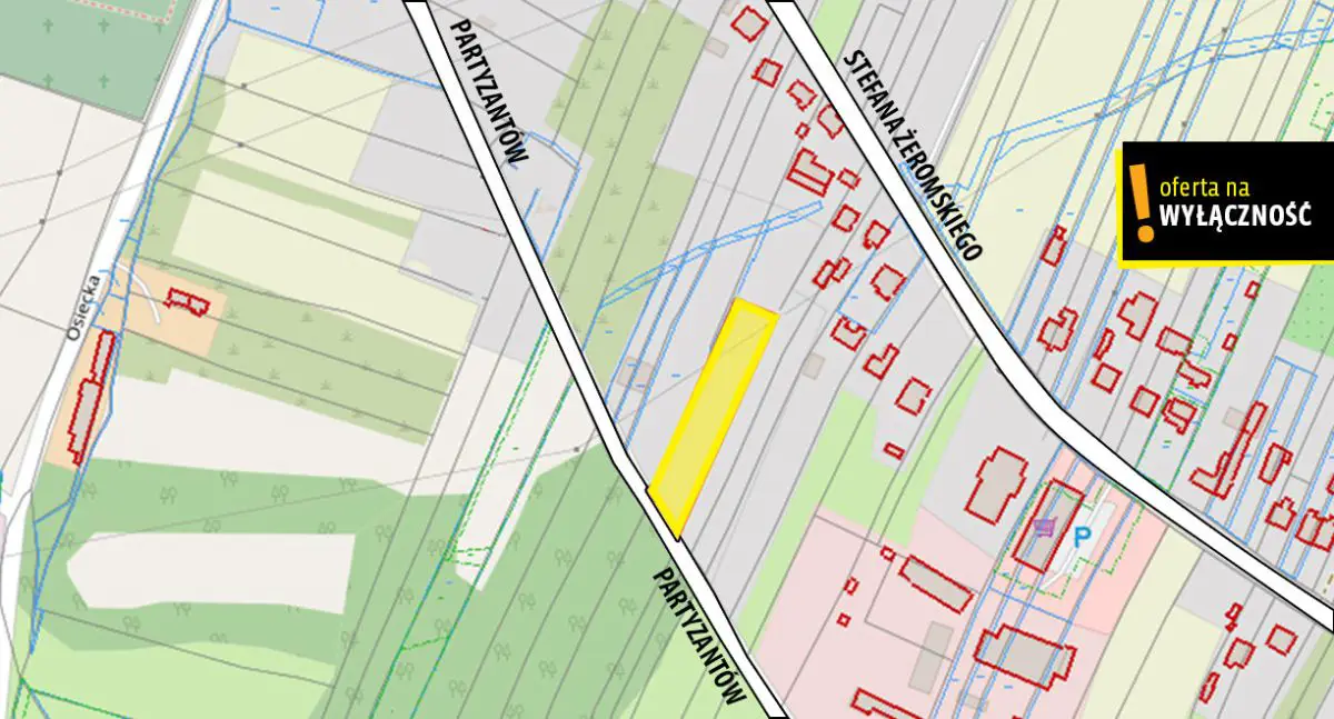 Rezerwacja-Działka 20 arów w Klimontowie