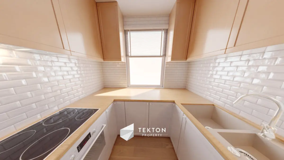 Jasne 2-pok z balkonem i oknem w kuchni |os.Debina