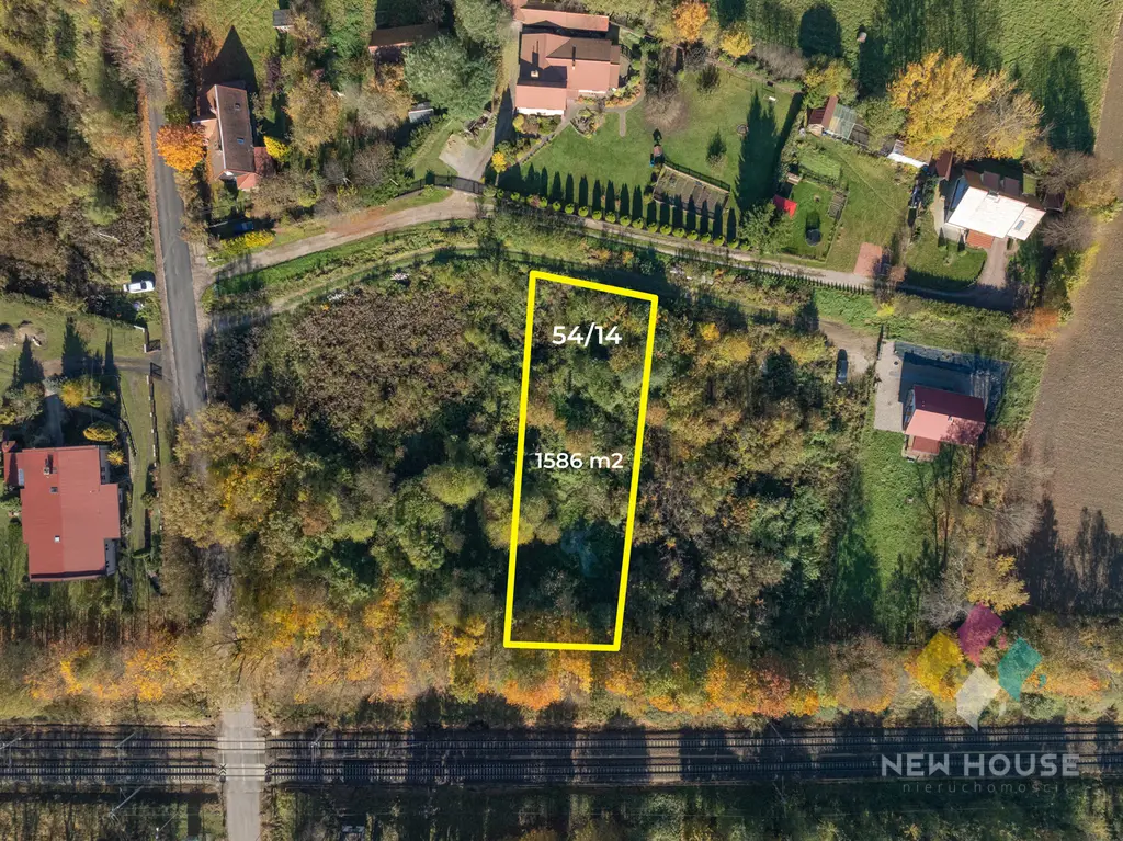 Działki z warunkami zab. pod 3 budynki mieszkalne