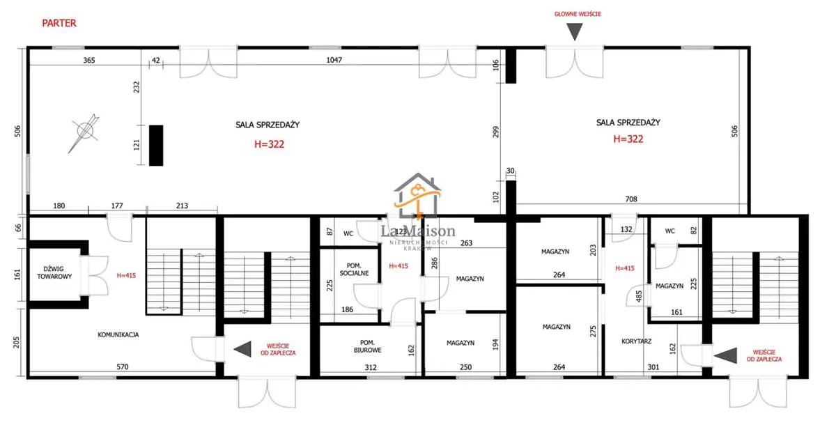 Lokal frontowy do wynajęcia. Dowolna działalność.