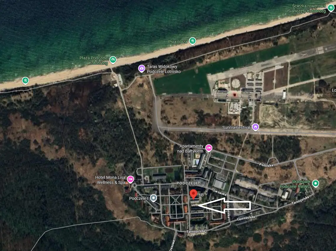 Przytulne mieszkanie 900 metrów od plaży, dwupokojowe, Kołobrzeg - Podczele