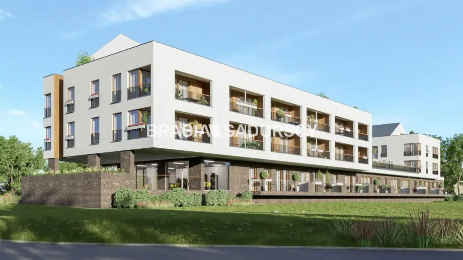 Zamknięte osiedle mieszkaniowe w Skawinie