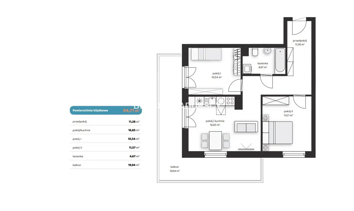 Komfortowe mieszkania z balkonem lub ogródkiem