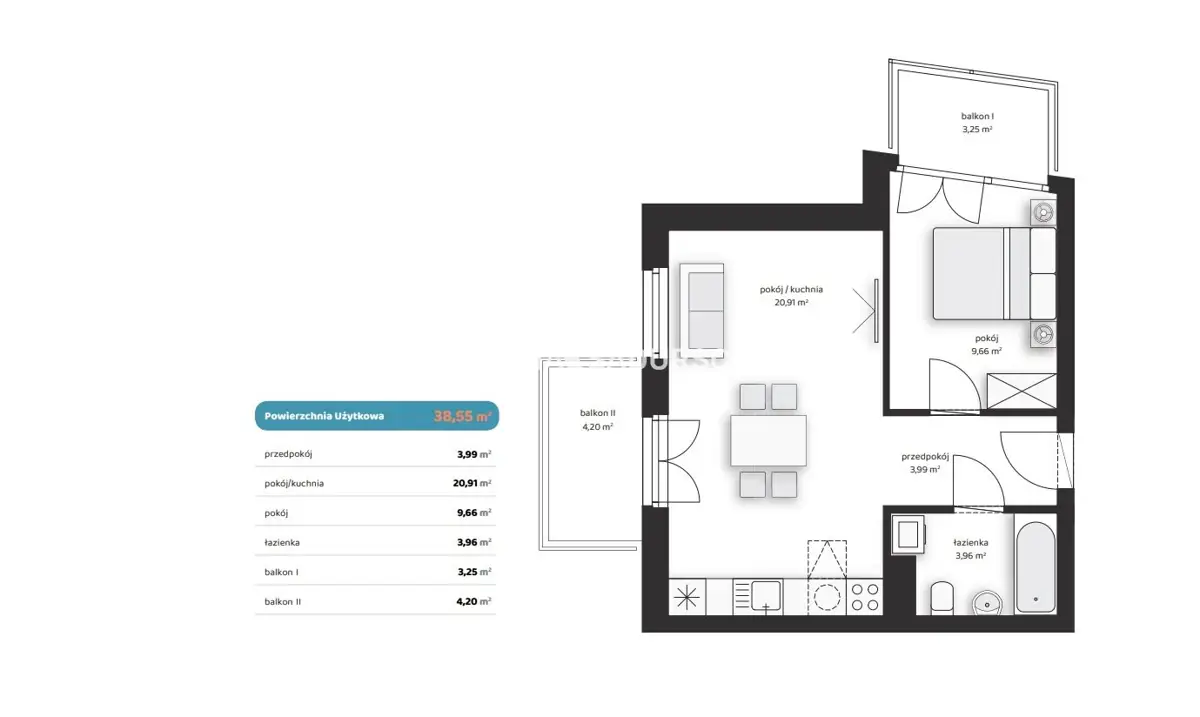 Komfortowe mieszkania z balkonem lub ogródkiem
