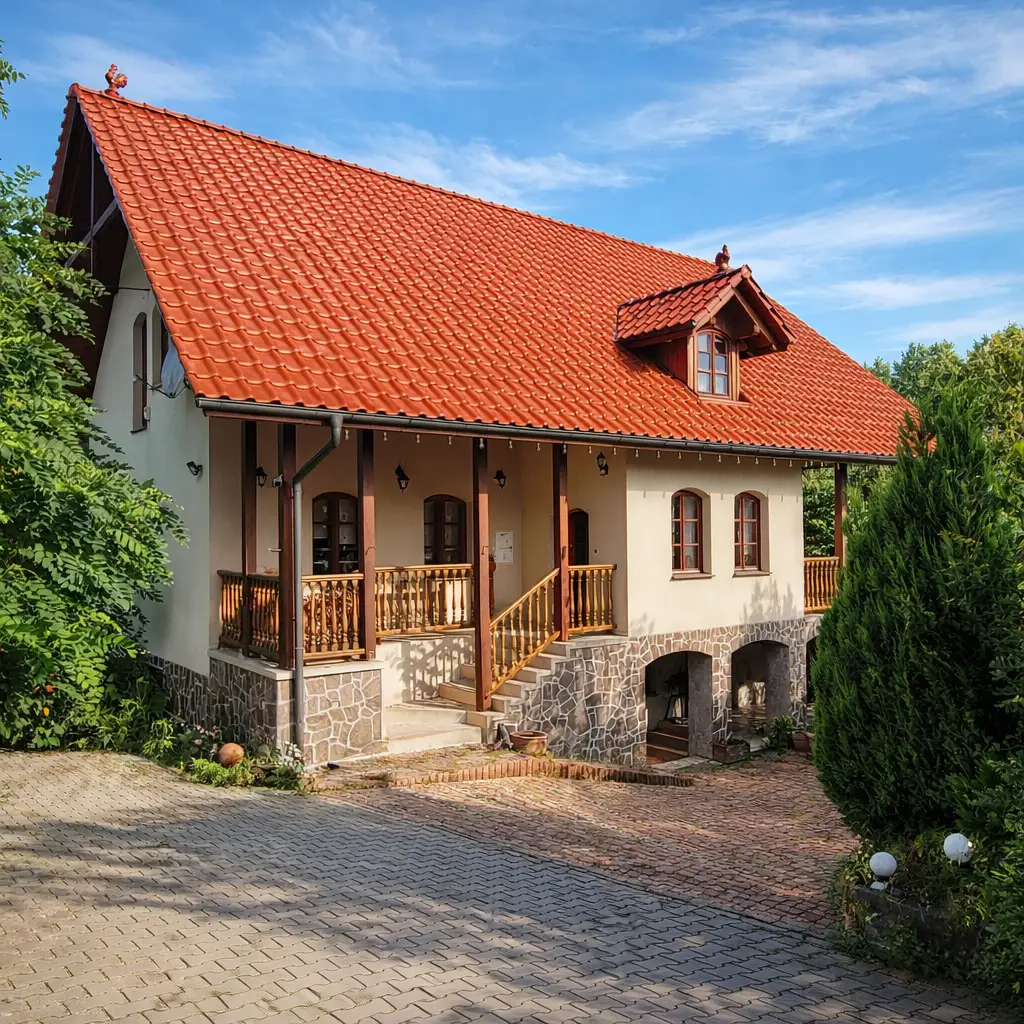 Piekny duzy dom z duzą działką (54ar)